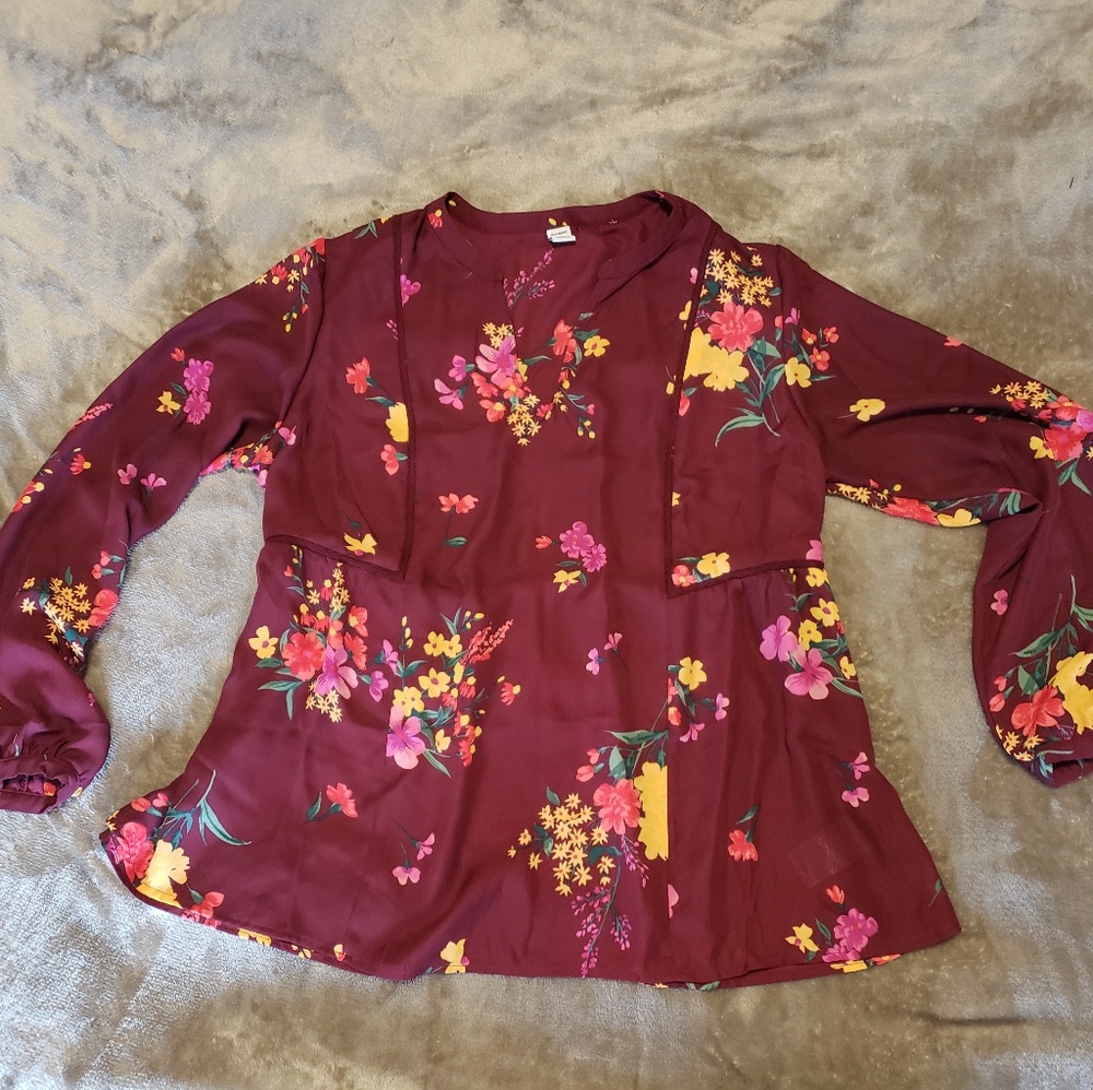 BNWT Old Navy Georgette Swing Blouse L
